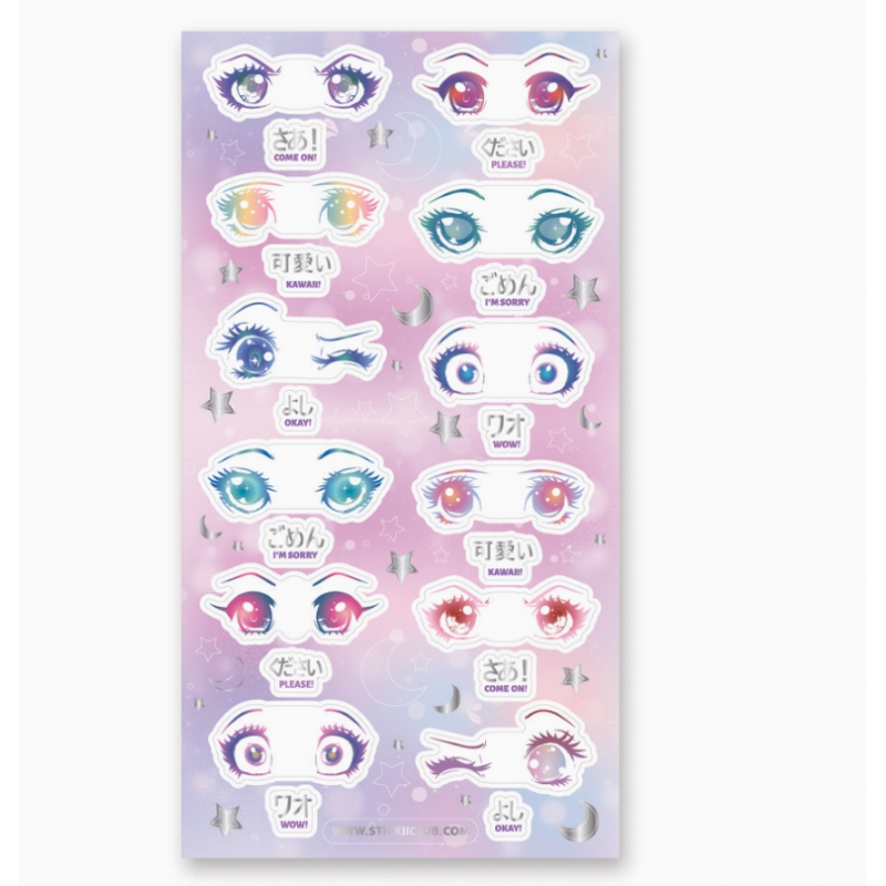 STOCK - STICKII - FEUILLE DE STICKERS