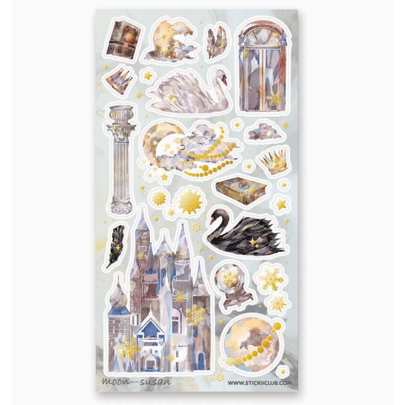 STOCK - STICKII - FEUILLE DE STICKERS