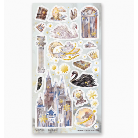 STOCK - STICKII - FEUILLE DE STICKERS