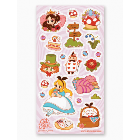 STOCK - STICKII - FEUILLE DE STICKERS