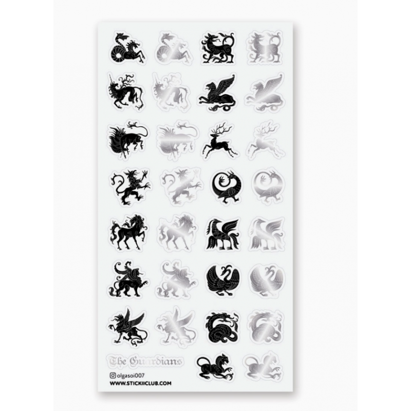 STOCK - STICKII - FEUILLE DE STICKERS