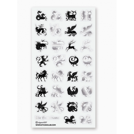 STOCK - STICKII - FEUILLE DE STICKERS