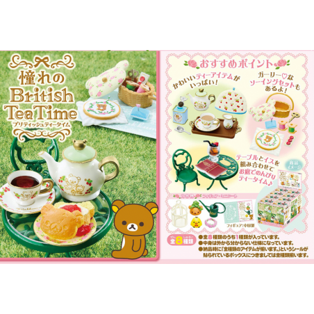 COMMANDE - RE-MENT Rilakkuma - ilakkuma Akogare no British Tea Time