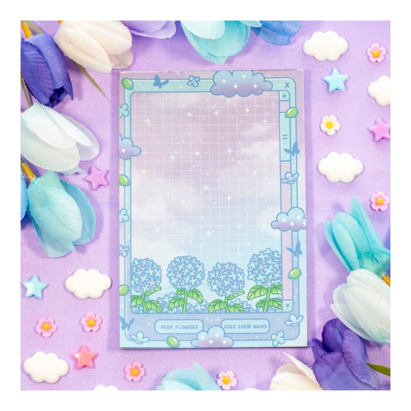 STOCK - UNICORN ECLISPE - Bloc-notes Hydrangea Dreams