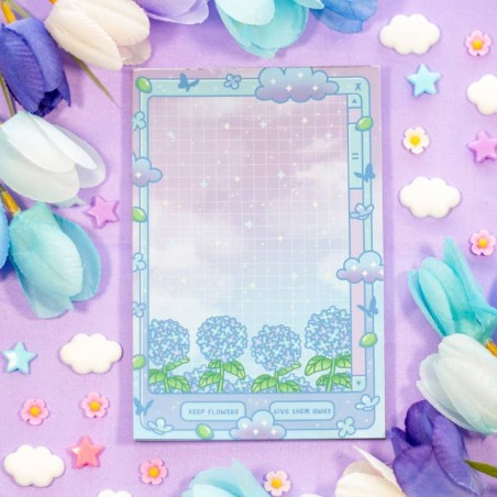 STOCK - UNICORN ECLISPE - Bloc-notes Hydrangea Dreams