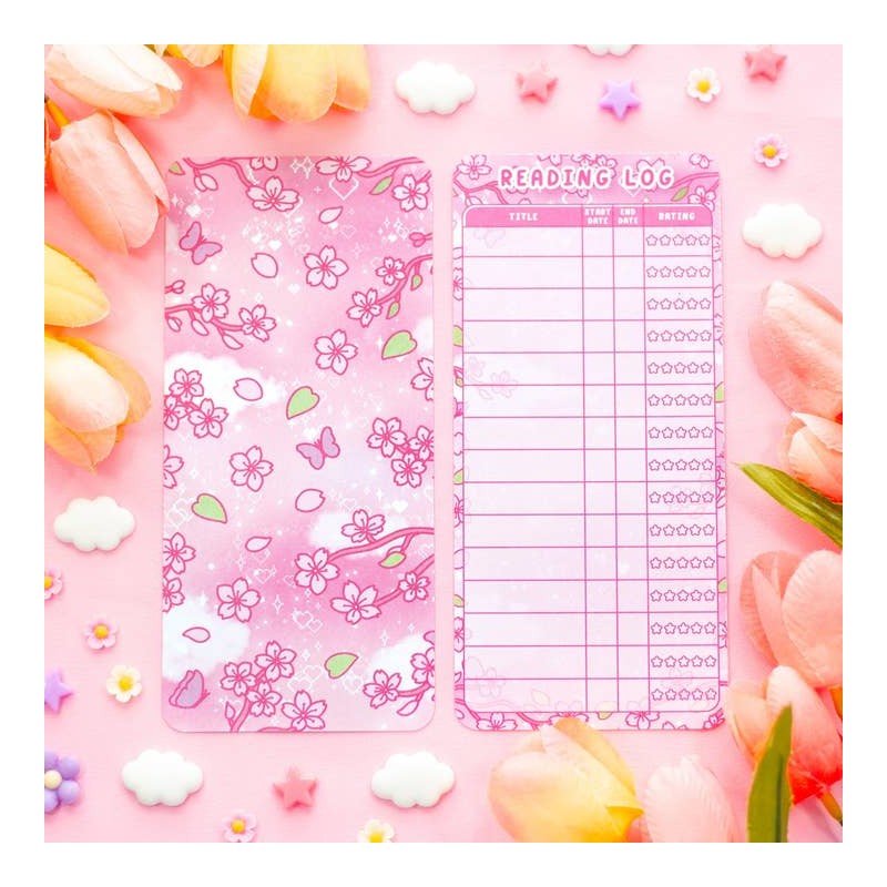 STOCK - UNICORN ECLISPE - Marque page reading log Sakura