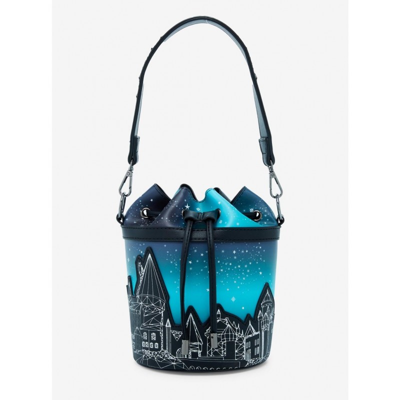 COMMANDE - IMPORT USA -Harry Potter Hogwarts Castle Starry Sky Bucket Bag