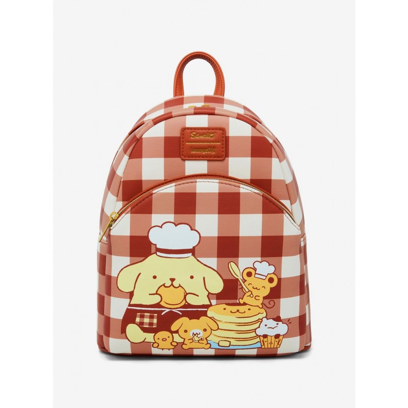 COMMANDE - IMPORT USA - Loungefly Pompompurin Bakery Gingham Mini Backpack