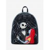COMMANDE - IMPORT USA - Loungefly The Nightmare Before Christmas Jack & Sally Spiderweb Mini Backpack
