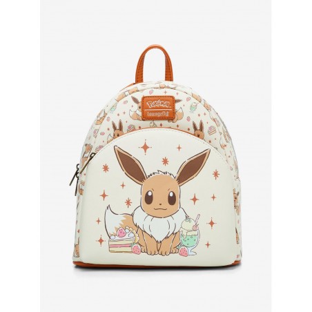 COMMANDE - IMPORT USA - Loungefly Pokemon Eevee Desserts Mini Backpack