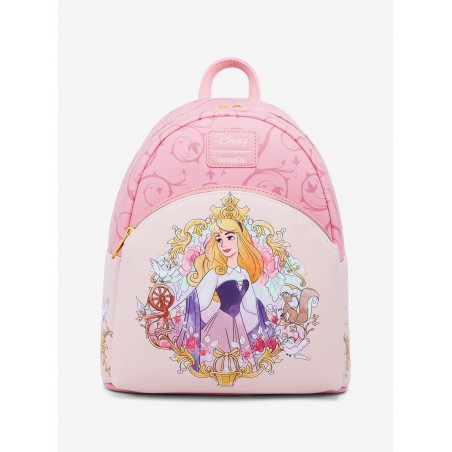 COMMANDE - IMPORT USA - Loungefly Disney Sleeping Beauty Briar Rose Filigree Mini Backpack