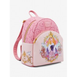 COMMANDE - IMPORT USA - Loungefly Disney Sleeping Beauty Briar Rose Filigree Mini Backpack