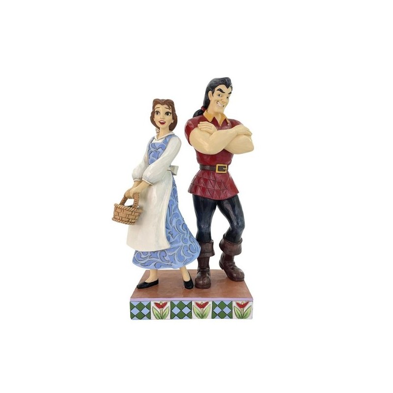 STOCK - ENESCO - DISNEY TRADITIONS - Brillitan & Boorish (Belle & Gaston Figurine)