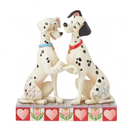 STOCK - ENESCO - DISNEY TRADITIONS - 101 Ways to Love You (Pongo & Perdita Figurine)