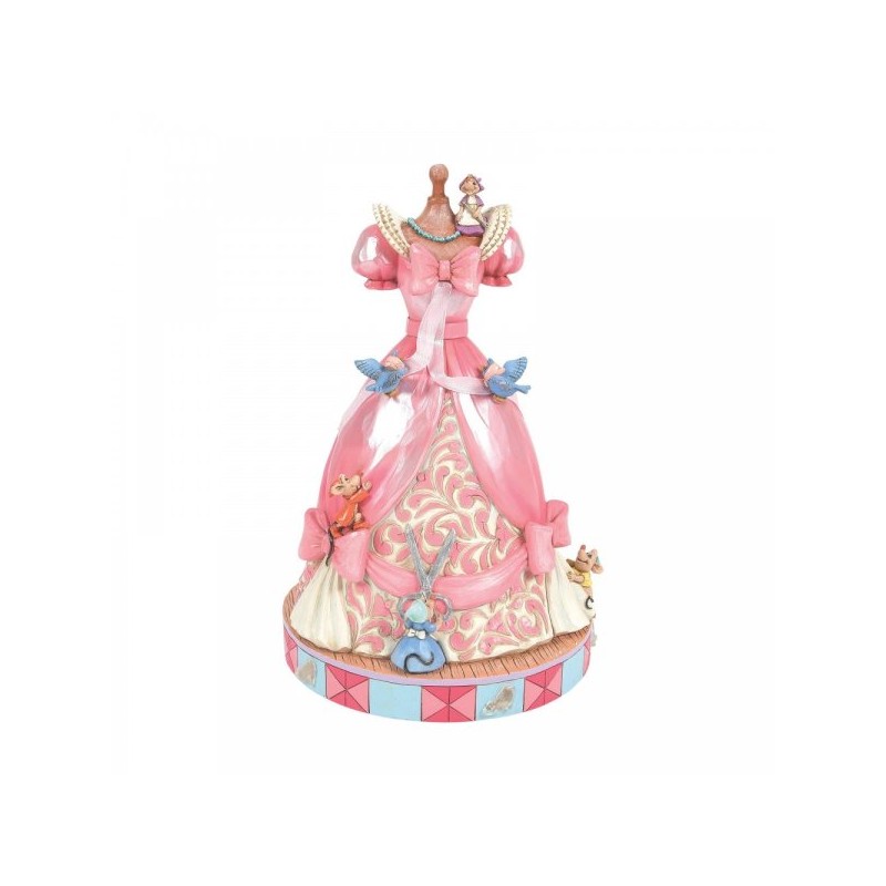 STOCK - ENESCO - DISNEY TRADITIONS - A Dress for Cinderelly (Cinderella's Dress Musical Figurine)