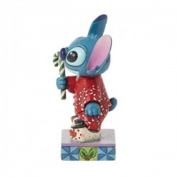 STOCK - ENESCO - DISNEY TRADITIONS - Christmas PJs Stitch Figurine