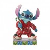 STOCK - ENESCO - DISNEY TRADITIONS - Christmas PJs Stitch Figurine