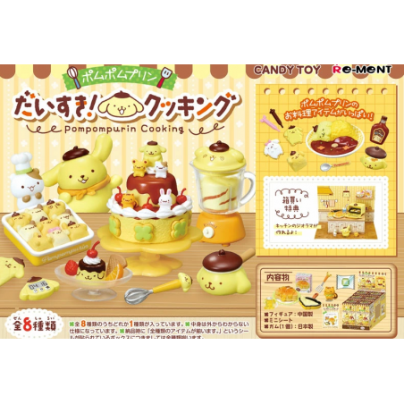 PRECOMMANDE - RE-MENT SANRIO - Pom Pom Purin Daisuki! Cooking