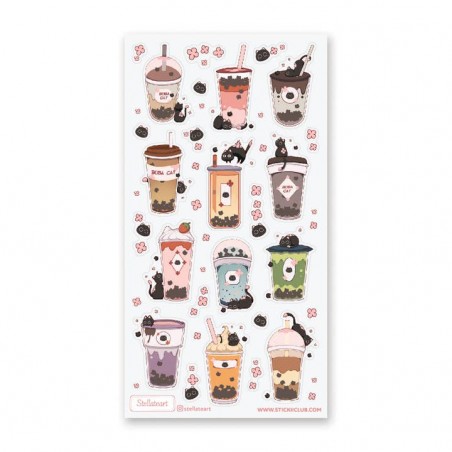 STOCK - STICKII - FEUILLE DE STICKERS