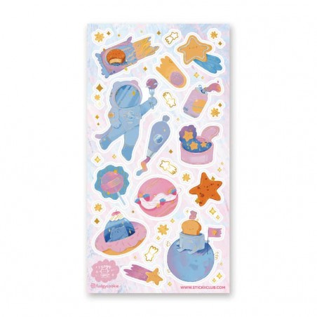 STOCK - STICKII - FEUILLE DE STICKERS