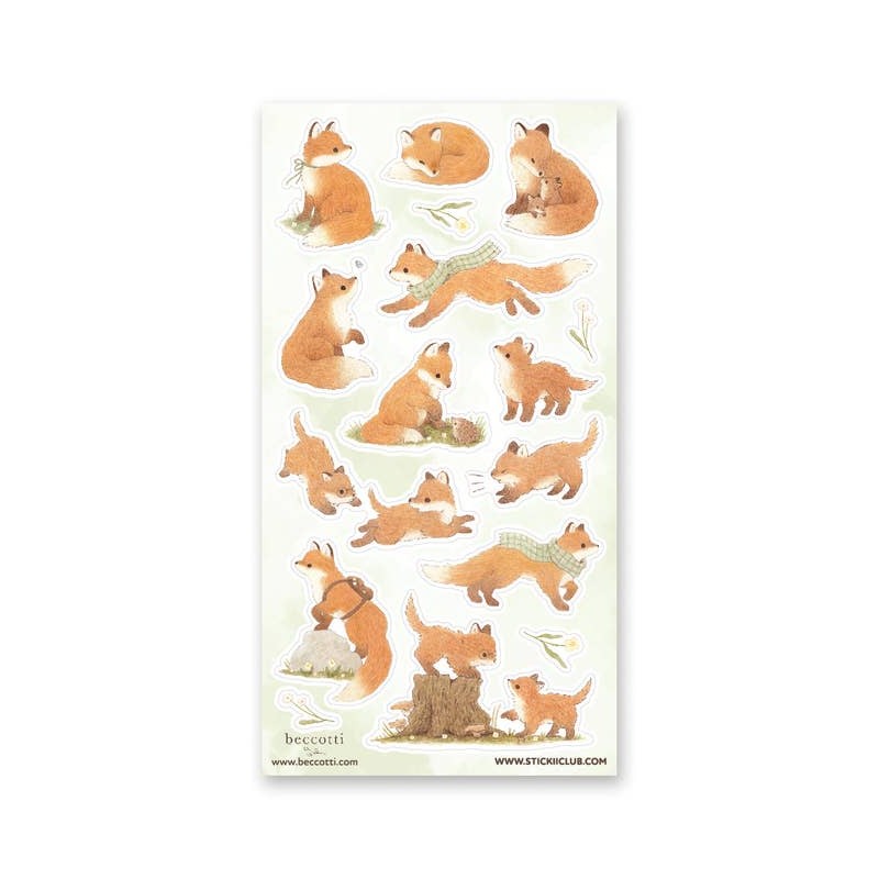 STOCK - STICKII - FEUILLE DE STICKERS