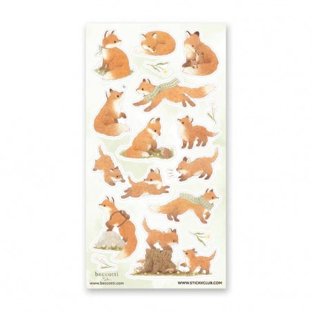 STOCK - STICKII - FEUILLE DE STICKERS