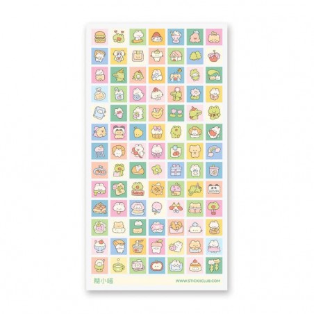 STOCK - STICKII - FEUILLE DE STICKERS
