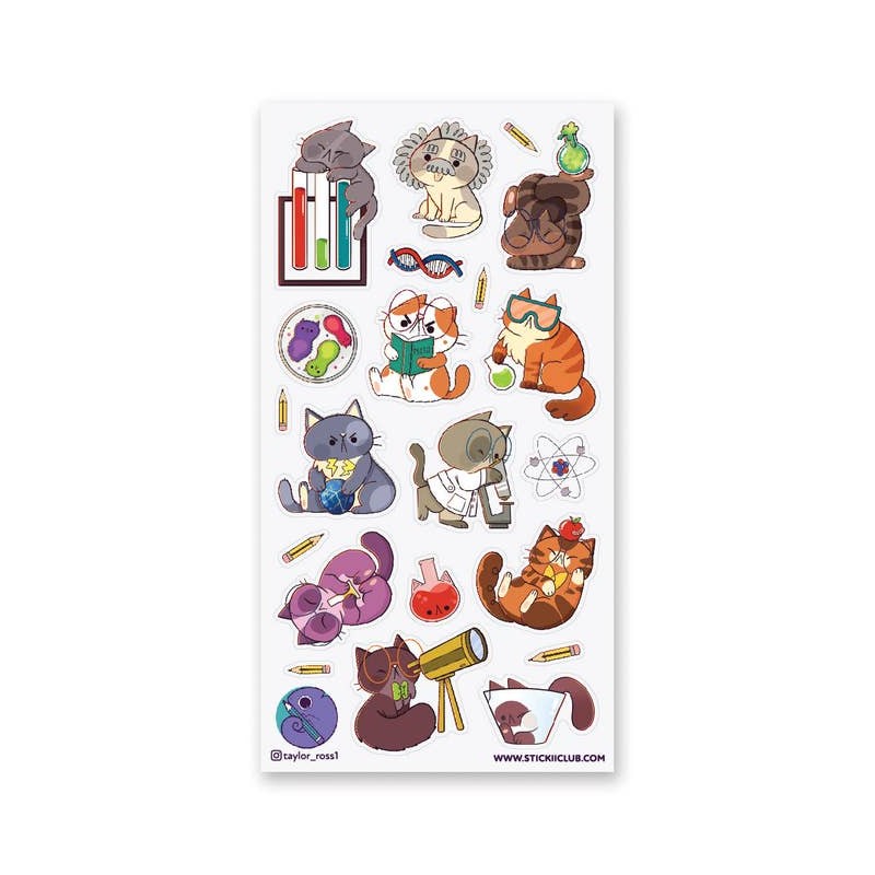 STOCK - STICKII - FEUILLE DE STICKERS