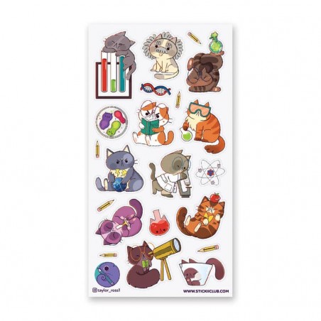 STOCK - STICKII - FEUILLE DE STICKERS