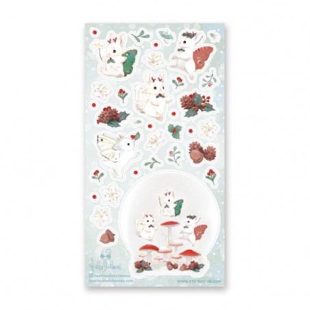 STOCK - STICKII - FEUILLE DE STICKERS