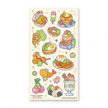 STOCK - STICKII - FEUILLE DE STICKERS