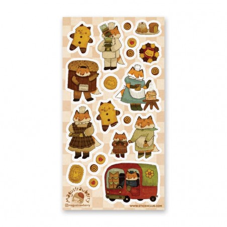 STOCK - STICKII - FEUILLE DE STICKERS
