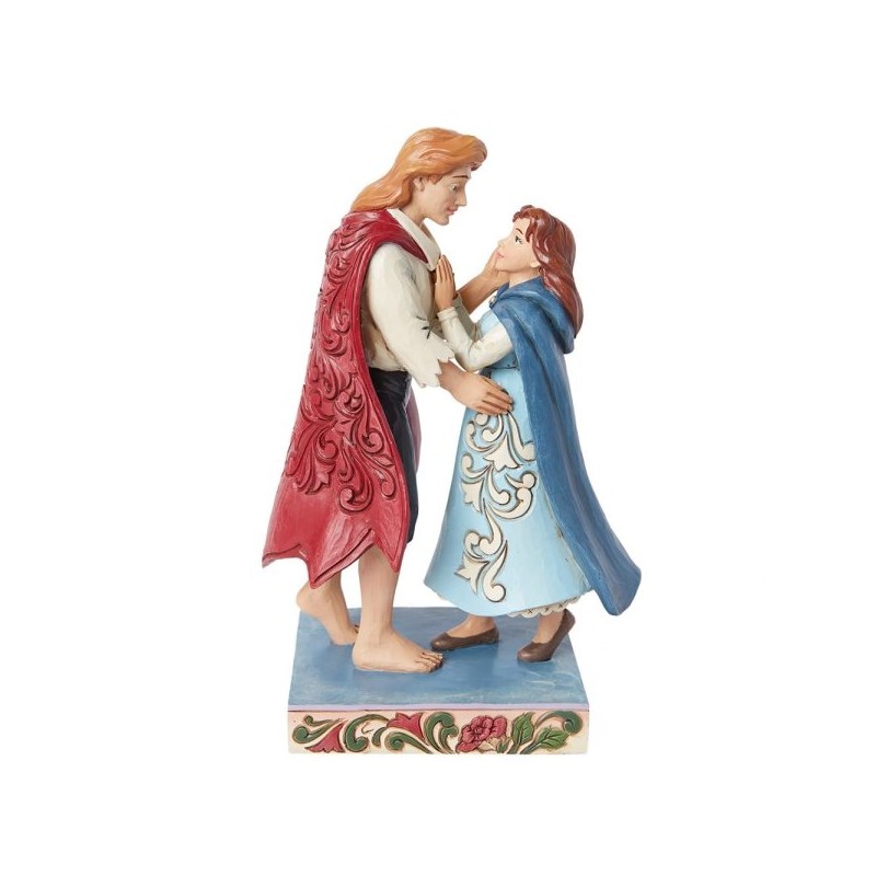 STOCK - ENESCO - DISNEY TRADITIONS - Belle and Prince Love Figurine