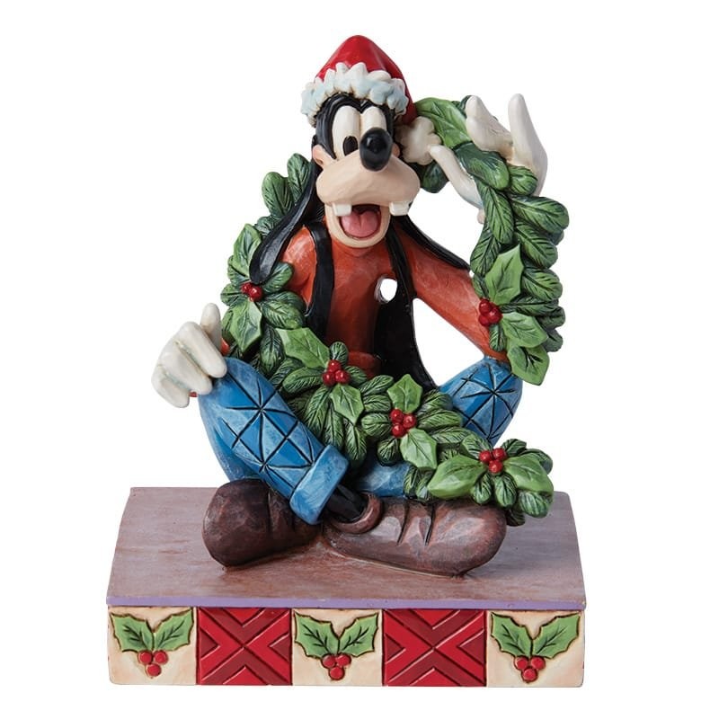 STOCK - ENESCO - DISNEY TRADITIONS - Goofy Christmas Figurine