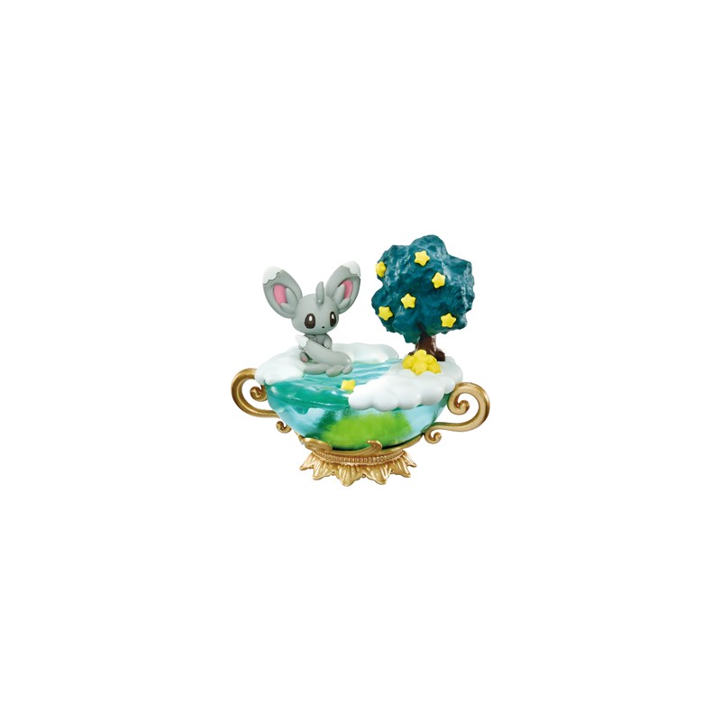 STOCK - RE-MENT POKEMON -  STARRIUM SERIES Dreaming Moonlit Night Star Walk - Pachirisu