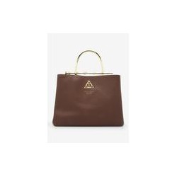 COMMANDE - LOUNGEFLY USA - Loungefly Harry Potter Deathly Hallows Elder Wand Brown (New Pebble Texture) Handbag