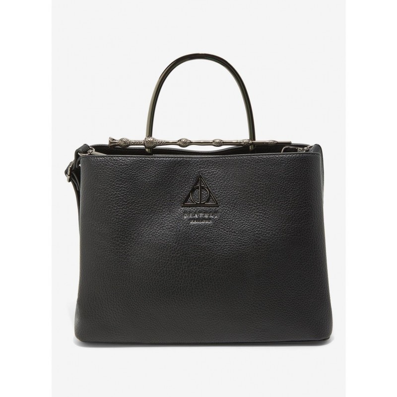 COMMANDE - LOUNGEFLY USA - Loungefly Harry Potter Deathly Hallows Elder Wand Black (New Pebble Texture) Handbag