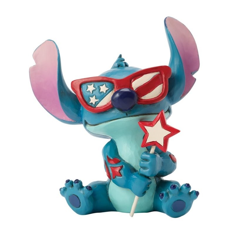 STOCK - ENESCO - DISNEY TRADITIONS - Patriotic Stitch Figurine