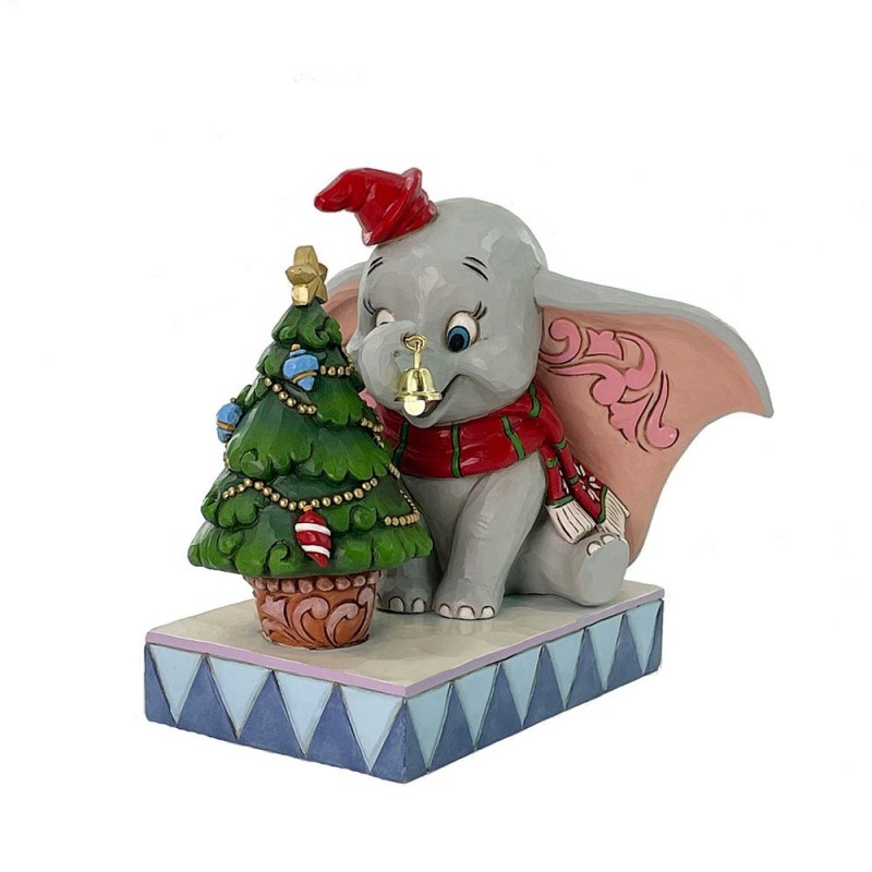 STOCK - ENESCO - DISNEY TRADITIONS - Merry Moments (Dumbo with Christmas Tree)