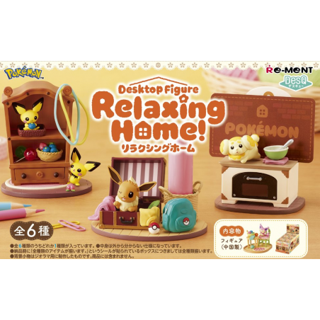 COMMANDE - RE-MENT POKEMON - Relaxing Home