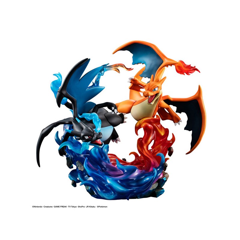 PRECOMMANDE - G.E.M. EX Series - Pokemon Mega Charizard X & Mega Charizard Y