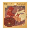 COMMANDE - POKEMON CENTER JAPON - Eevee collection 2025 - Set de stickers "tissus" Pyroli