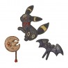 COMMANDE - POKEMON CENTER JAPON - Eevee collection 2025 - Set de stickers "tissus" Noctali
