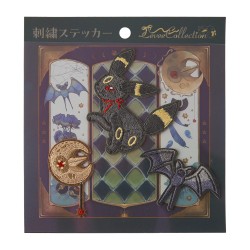 COMMANDE - POKEMON CENTER JAPON - Eevee collection 2025 - Set de stickers "tissus" Noctali
