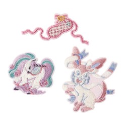 COMMANDE - POKEMON CENTER JAPON - Eevee collection 2025 - Set de stickers "tissus" Nymphali