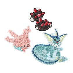 COMMANDE - POKEMON CENTER JAPON - Eevee collection 2025 - Set de stickers "tissus" Aquali