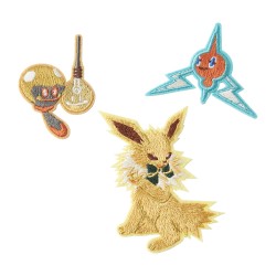 COMMANDE - POKEMON CENTER JAPON - Eevee collection 2025 - Set de stickers "tissus" Voltali