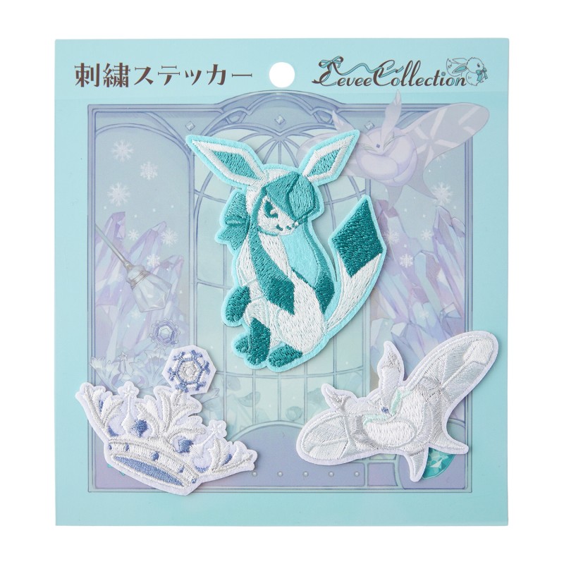 COMMANDE - POKEMON CENTER JAPON - Eevee collection 2025 - Set de stickers "tissus" Givrali