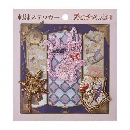 COMMANDE - POKEMON CENTER JAPON - Eevee collection 2025 - Set de stickers "tissus" Mentali