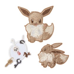 COMMANDE - POKEMON CENTER JAPON - Eevee collection 2025 - Set de stickers "tissus" Evoli